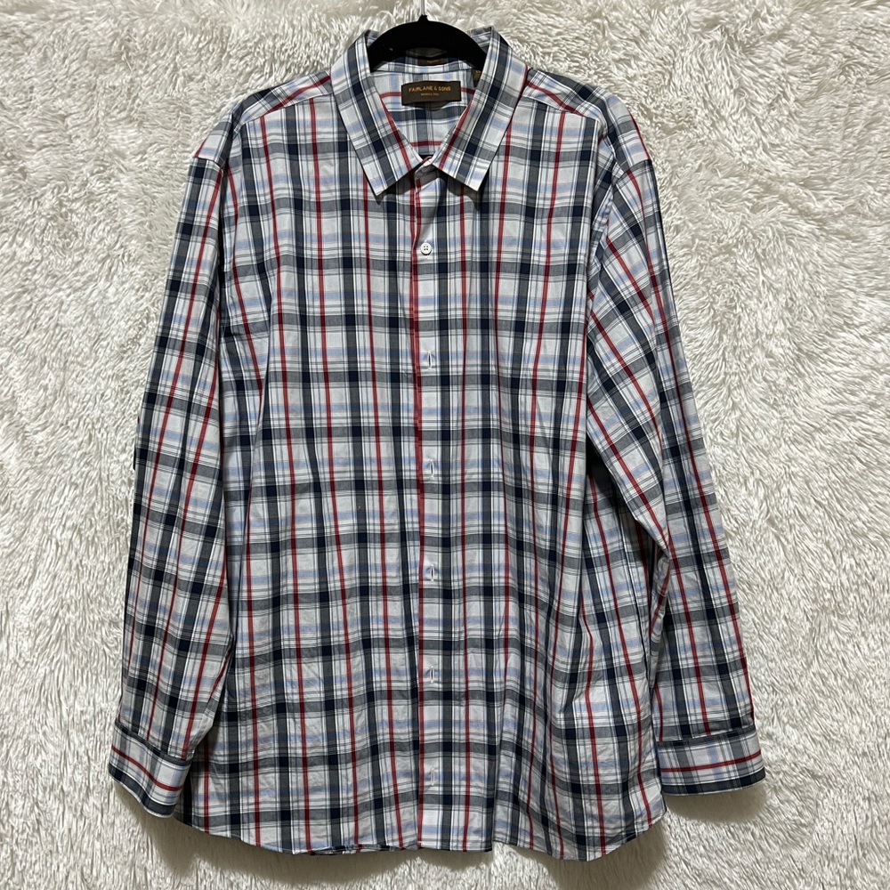 Fairlane & Sons regular wrinkle free men’s shirt Size XXL